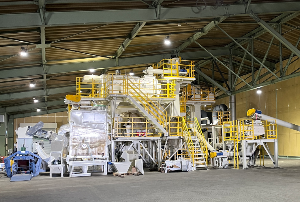 廃石膏リサイクル設備