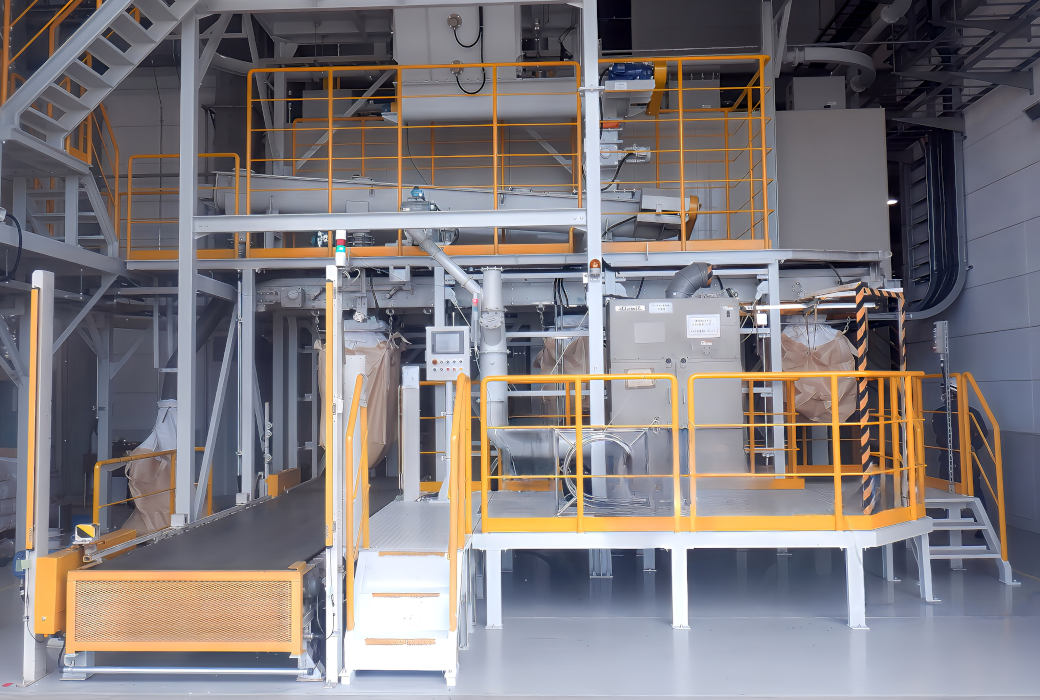 自動フレキシブルコンテナ充填装置