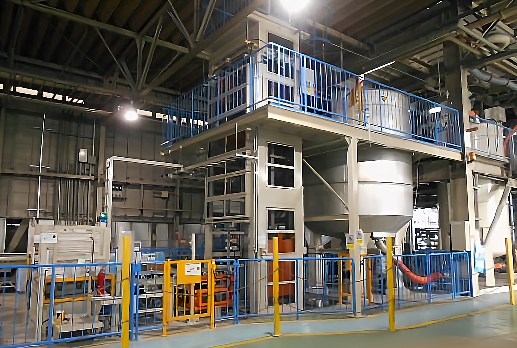 パルプブロック投入設備