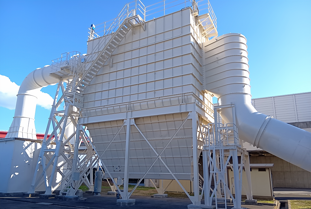 廃棄物受入施設における集塵設備